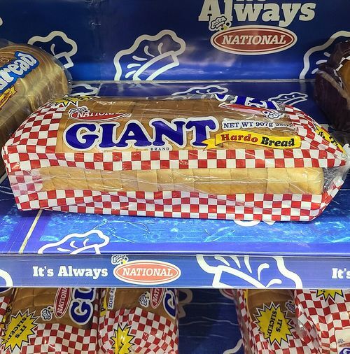 Giant Hardo Bread. Sliced